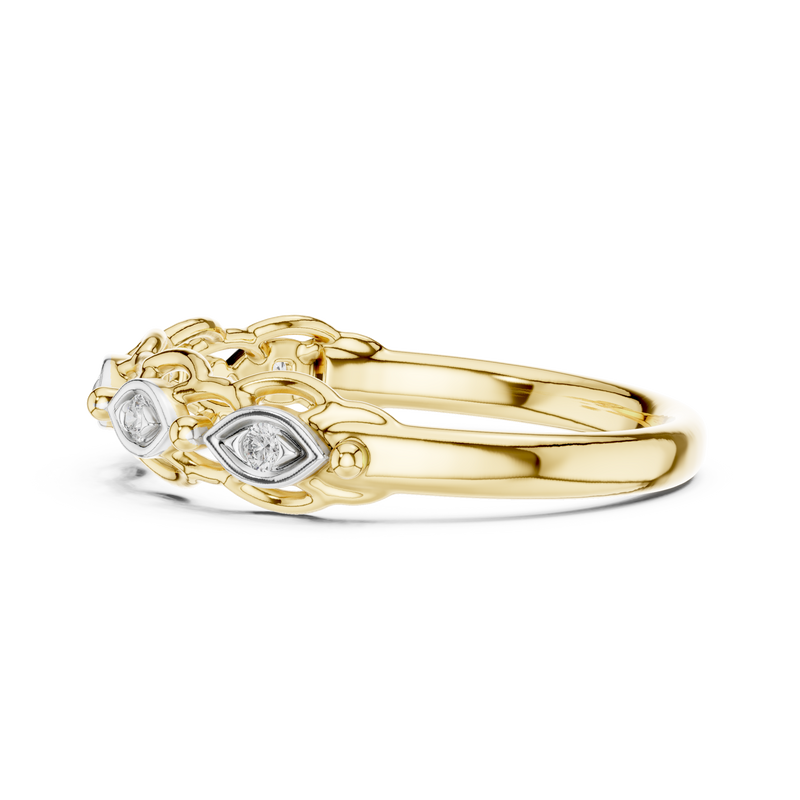 Ladies Ring 12#10072@L - Yellow Gold - Image