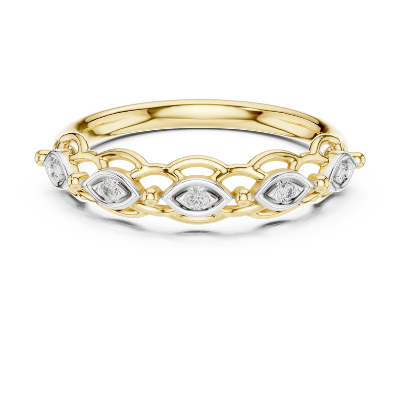 Ladies Ring 12#10072@L - Yellow Gold - Image