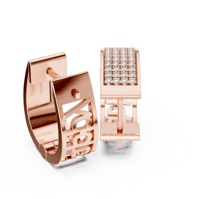 Earring 12@7 - Rose Gold - Image