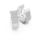 Earring 12@7 - White Gold - Image