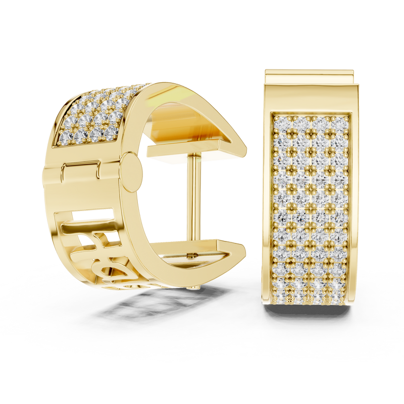 Earring 12@7 - Yellow Gold - Image