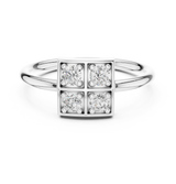 Ladies Ring 13@7 - White Gold - Image
