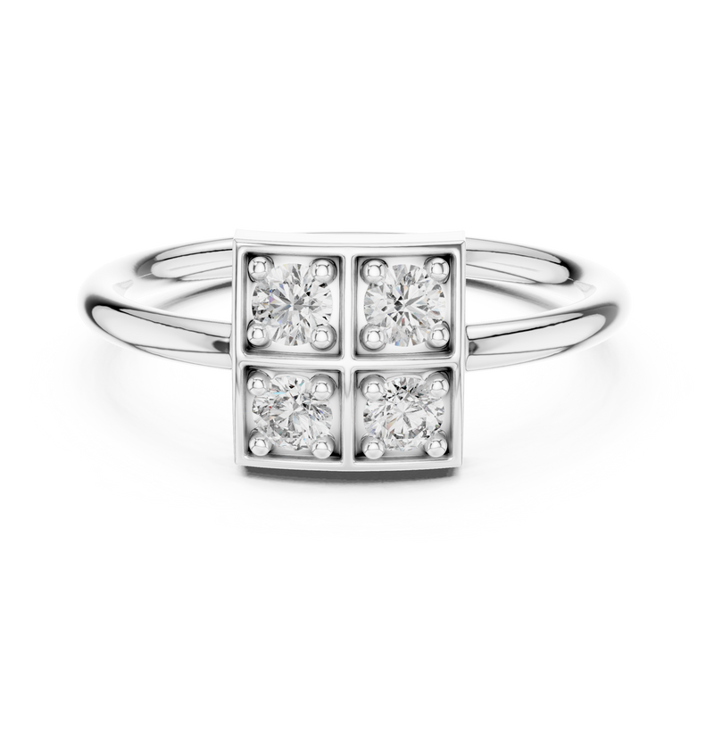 Ladies Ring 13@7 - White Gold - Image