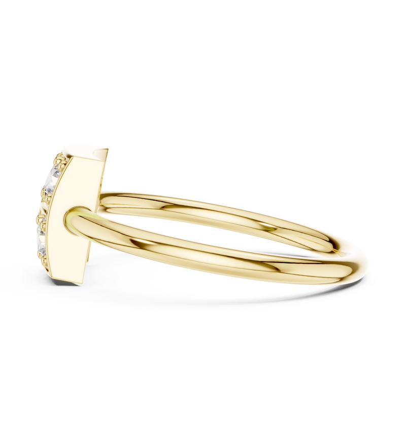 Ladies Ring 13@7 - Yellow Gold - Image