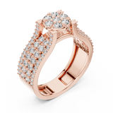 Ladies Ring 1311@7 - Rose Gold - Image