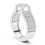 Ladies Ring 1311@7 - White Gold - Image