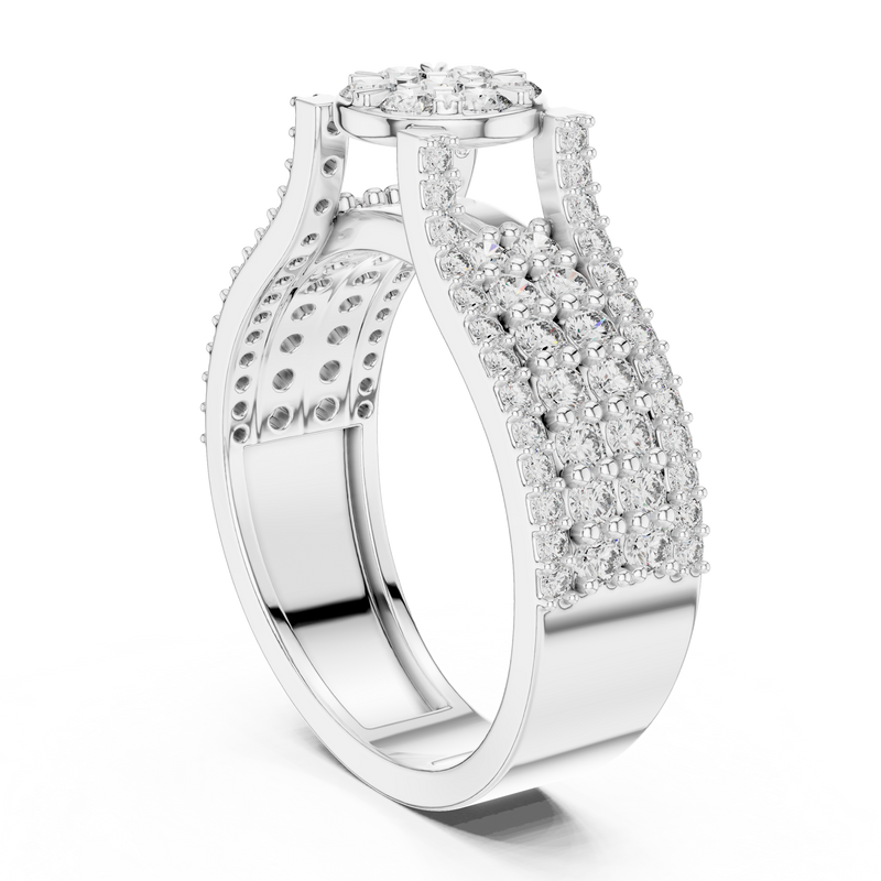 Ladies Ring 1311@7 - White Gold - Image