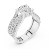 Ladies Ring 1311@7 - White Gold - Image