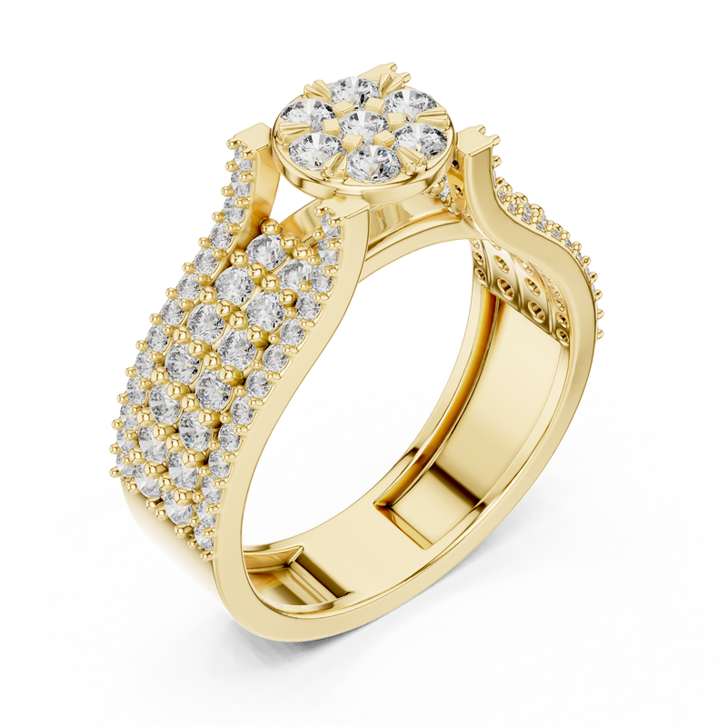 Ladies Ring 1311@7 - Yellow Gold - Image