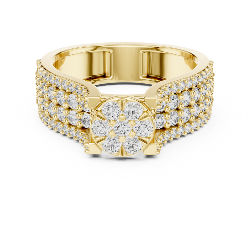 Ladies Ring 1311@7 - Yellow Gold - Image