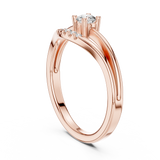 Ladies Ring 1336@7 - Rose Gold - Image