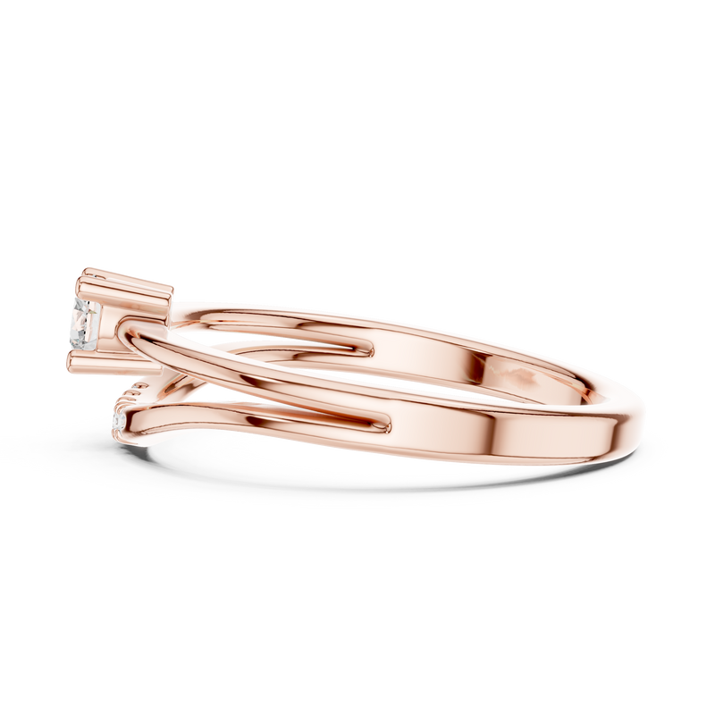 Ladies Ring 1336@7 - Rose Gold - Image