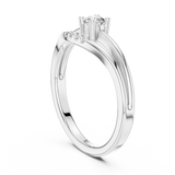 Ladies Ring 1336@7 - White Gold - Image