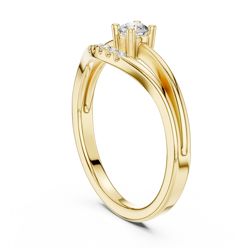 Ladies Ring 1336@7 - Yellow Gold - Image