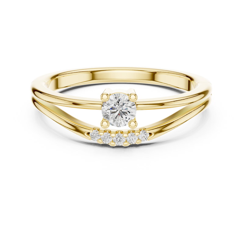 Ladies Ring 1336@7 - Yellow Gold - Image