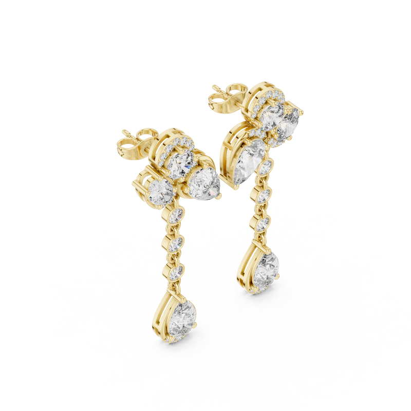 Earring 1346@7 - Yellow Gold - Image