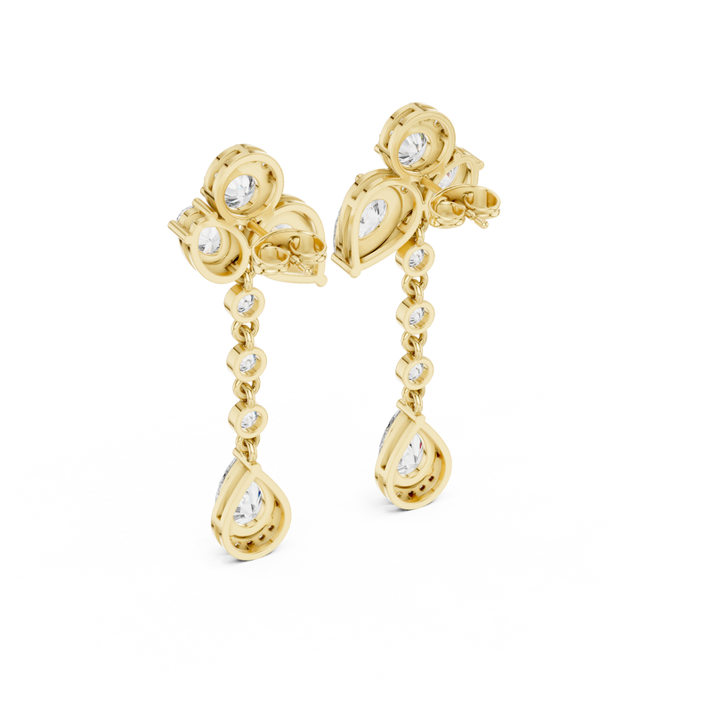 Earring 1346@7 - Yellow Gold - Image