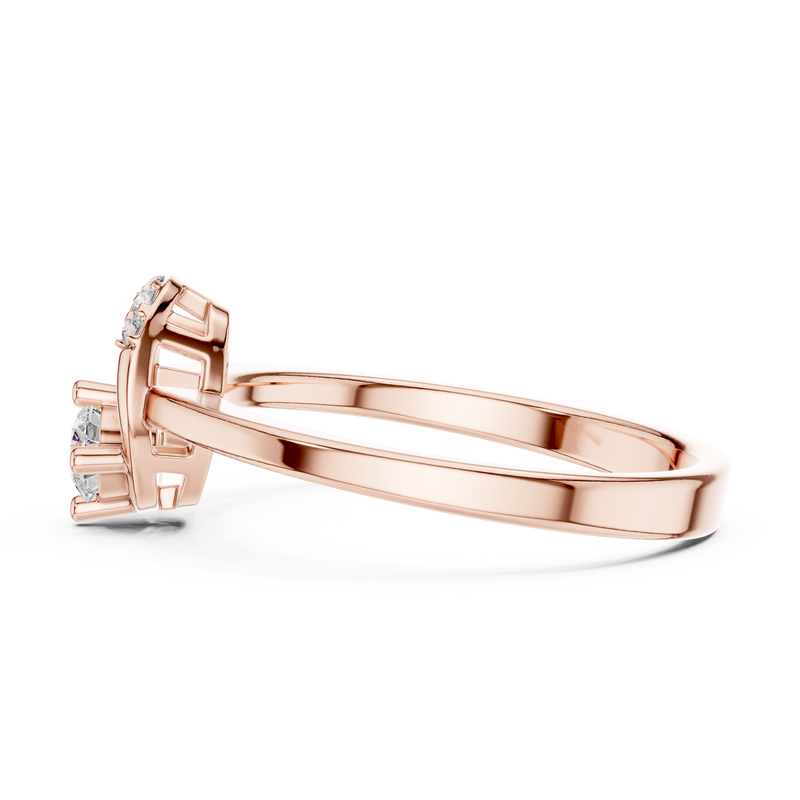 Ladies Ring 1347@7 - Rose Gold - Image