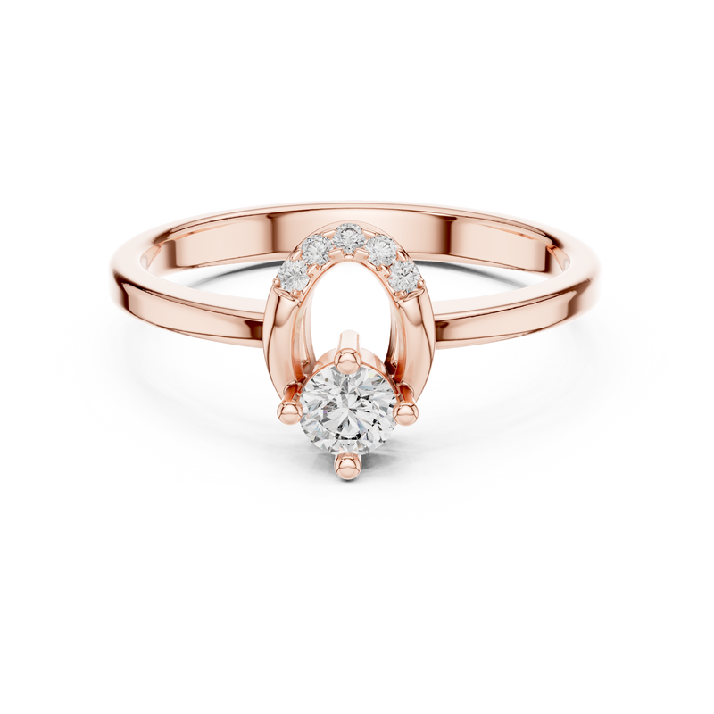 Ladies Ring 1347@7 - Rose Gold - Image