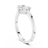 Ladies Ring 1347@7 - White Gold - Image