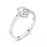 Ladies Ring 1347@7 - White Gold - Image