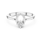Ladies Ring 1347@7 - White Gold - Image