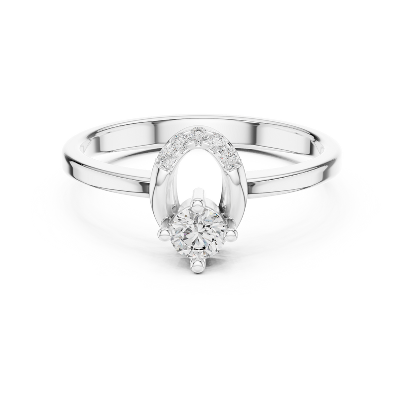 Ladies Ring 1347@7 - White Gold - Image