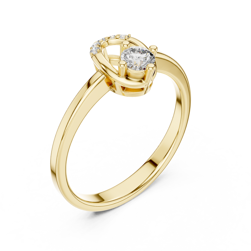 Ladies Ring 1347@7 - Yellow Gold - Image