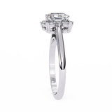 14k IGI certified oval ring with E-F color VVS-VS clarity diamonds 130