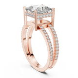 Ladies Ring 1384@7 - Rose Gold - Image