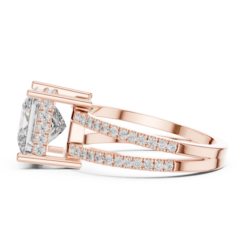 Ladies Ring 1384@7 - Rose Gold - Image