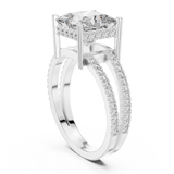 Ladies Ring 1384@7 - White Gold - Image