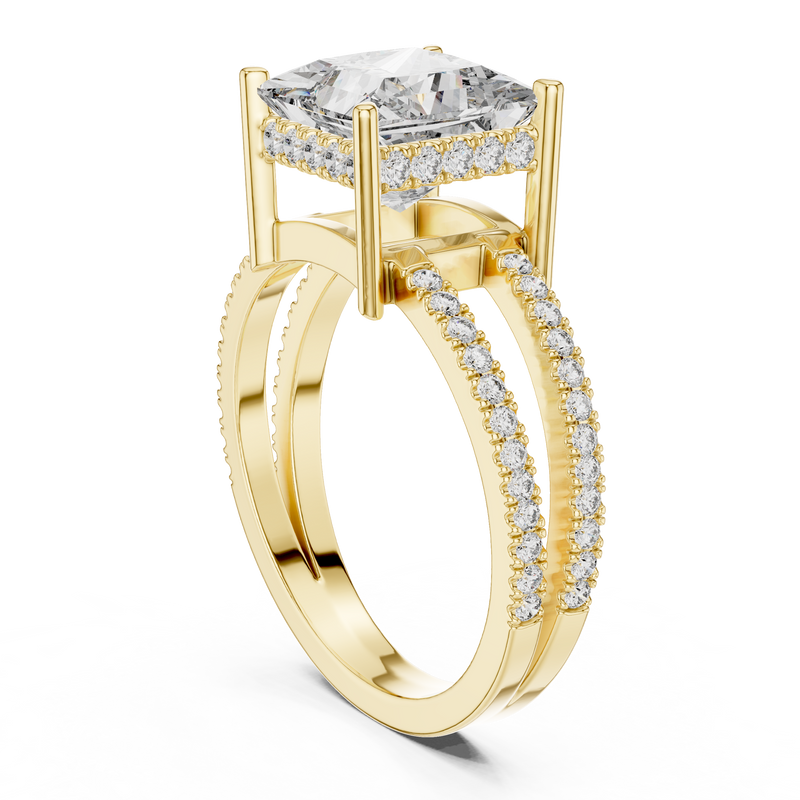 Ladies Ring 1384@7 - Yellow Gold - Image
