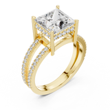 Ladies Ring 1384@7 - Yellow Gold - Image