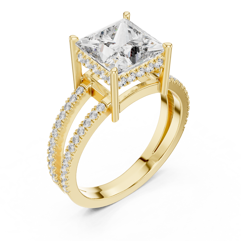 Ladies Ring 1384@7 - Yellow Gold - Image