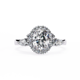 14k IGI certified oval ring with E-F color VVS-VS clarity diamonds 132