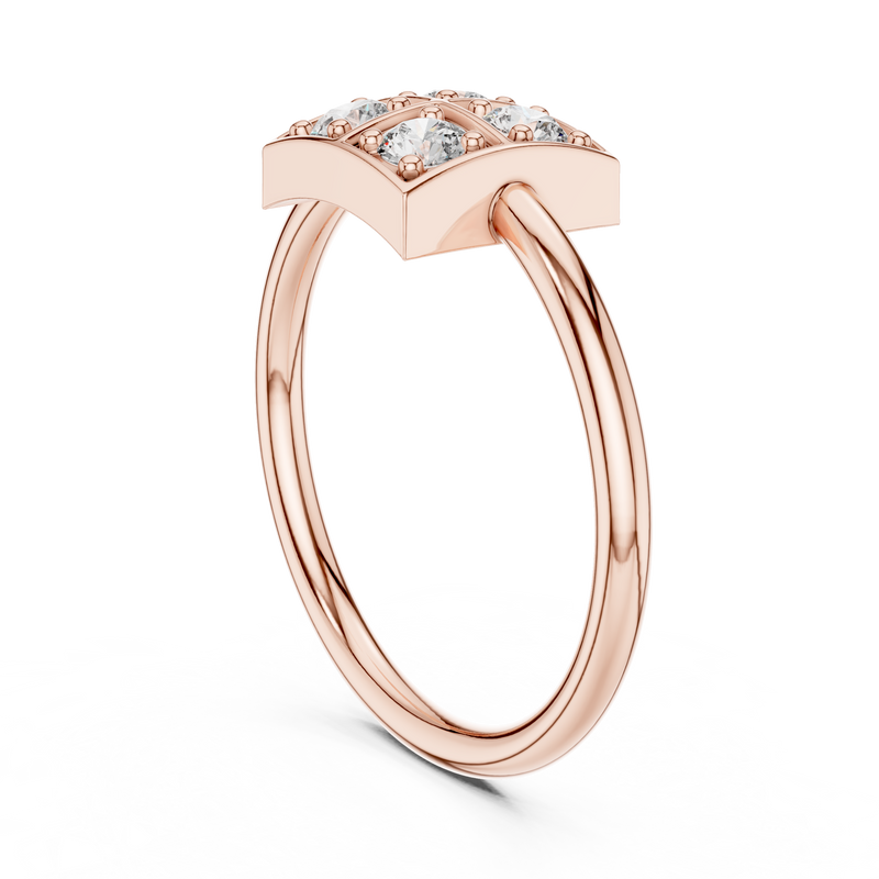 Ladies Ring 13@7 - Rose Gold - Image