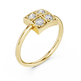 Ladies Ring 13@7 - Yellow Gold - Image