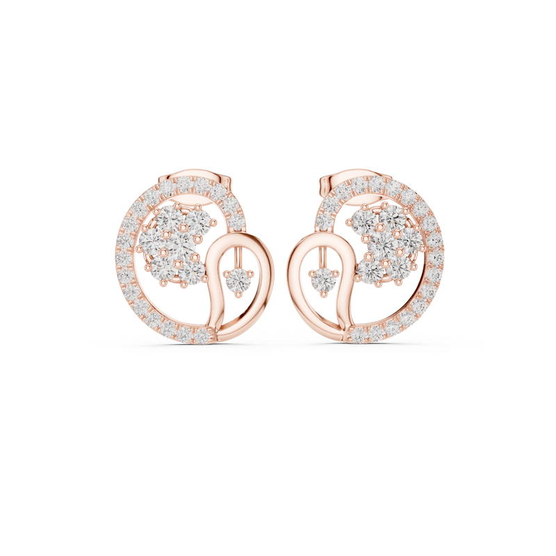Earring 1454@7 - Rose Gold - Image