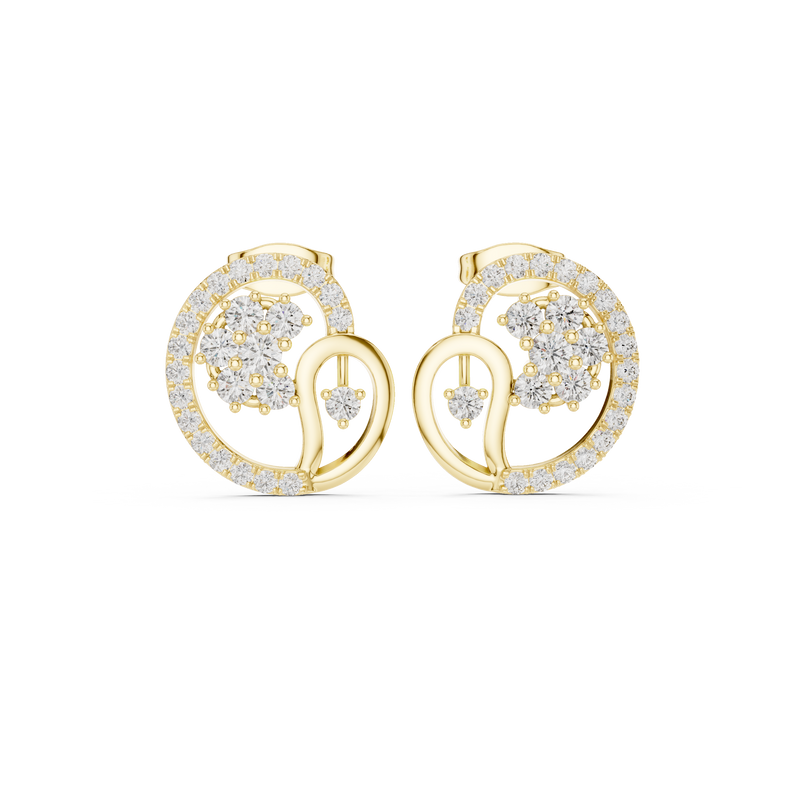 Earring 1454@7 - Yellow Gold - Image