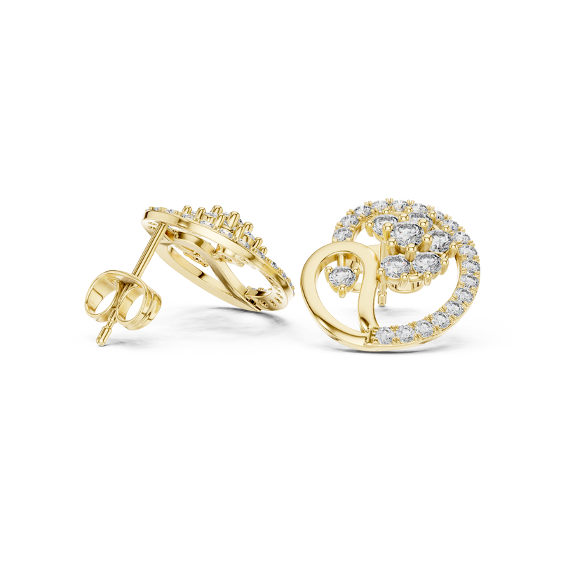 Earring 1454@7 - Yellow Gold - Image