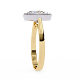 14k IGI certified oval ring with E-F color VVS-VS clarity diamonds 142
