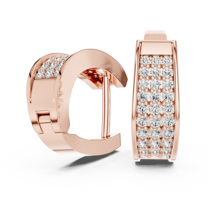 Earring 14@7 - Rose Gold - Image