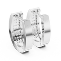 Earring 14@7 - White Gold - Image