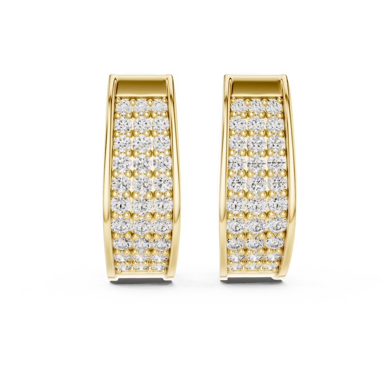 Earring 14@7 - Yellow Gold - Image