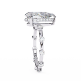 14k IGI certified pear ring with E-F color VVS-VS clarity diamonds 144