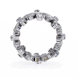 14k IGI certified pear wedding band with E-F color VVS-VS clarity diamonds 151