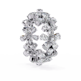 14k IGI certified pear wedding band with E-F color VVS-VS clarity diamonds 151