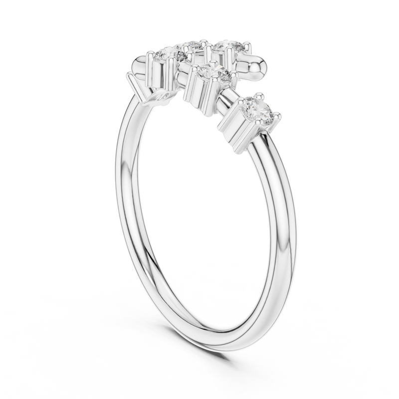 Mens Ring 15@7 - White Gold - Image