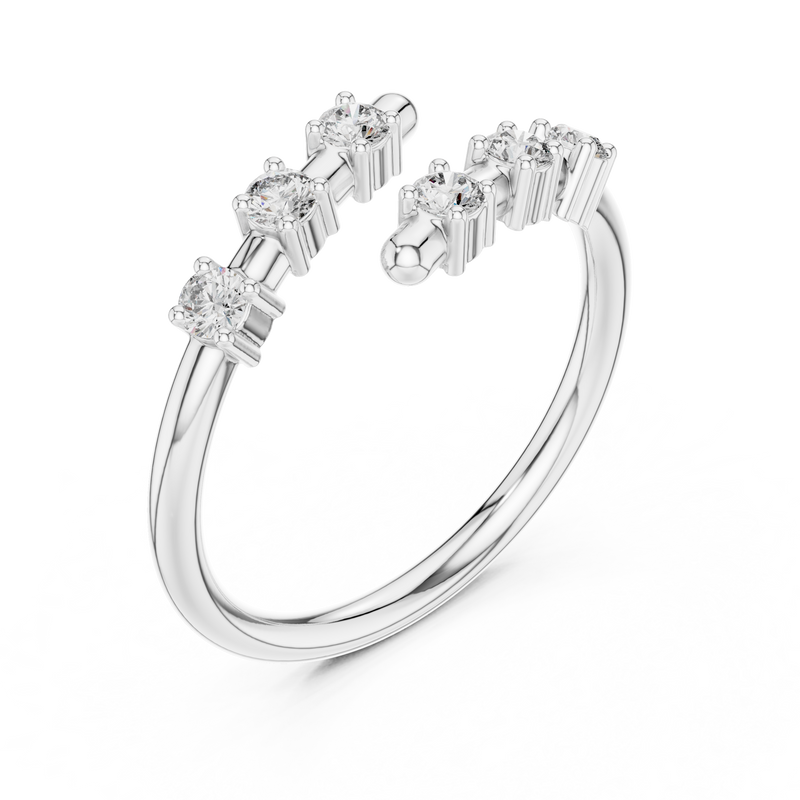 Mens Ring 15@7 - White Gold - Image